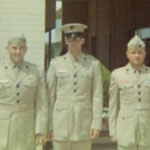 John David, Chris Delafleur, Jim Uecker Fort Sill October 1966