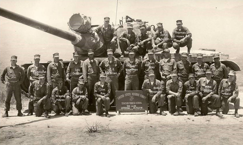 Tracked Vehicle School Class 4-66 Camp Pendleton