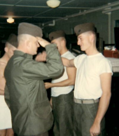 Sgt. Surette, Stockstill practice 1st Salute