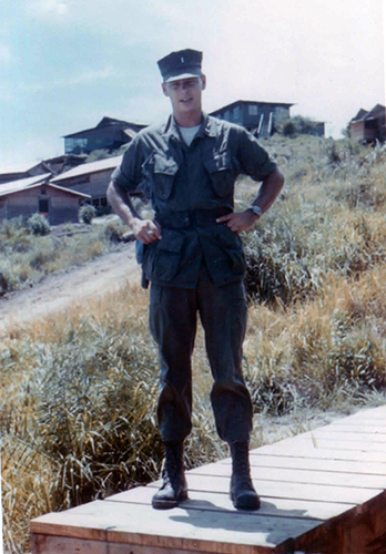 1st Lt. Bob Nelson, Danang, RVN with Air Support Radar Team