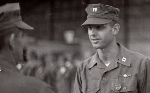 Terry Cox receiving Air Medal - RVN